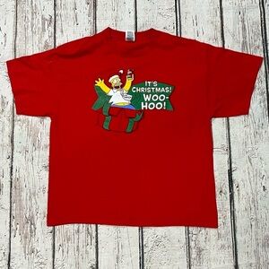 Homer Simpson Christmas The Simpsons Ugly Christmas Tee Tshirt